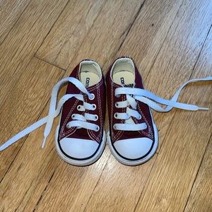 Converse Chuck Taylor All Star Lo Sneaker - Baby / Toddler - Maroon